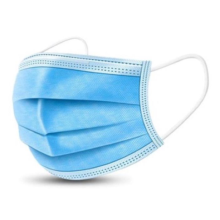 3-lagige, medizinische Schutzmaske (TÜV zertifiziert) in blau