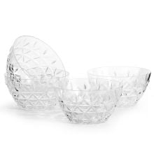Sagaform Acryl Picknickschale 4er Set in transparent