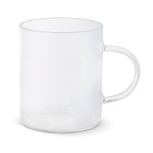 Kaffeeglas mit Henkel Vardez 180 ml in transparent