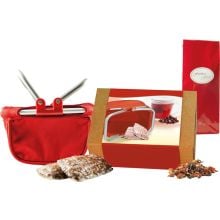 Utensilo Weihnachtliche Teezeit, ca. 50 g Weihnachts-Früchtetee/ 2 Elisenschnitten (je 25 g)