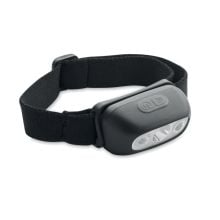 LED-Stirnlampe in schwarz