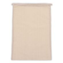 Zuziehbeutel OEKO-TEX® Baumwolle 140g/m² 30x45cm in ecru