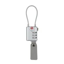 TSA-Kombinationsschloss in silber, Metall