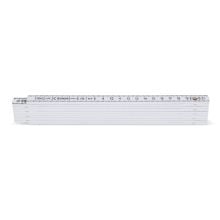 Kalibrierter faltbarer Zollstock 2m in weiss
