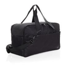 Swiss Peak Aware™ RPET 15,6' Laptop-Wochenendtasche in schwarz