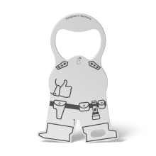 RICHARTZ® EINKAUFSWAGENLÖSER karl police in silber RICHARTZ® EINKAUFSWAGENLÖSER karl police in silber