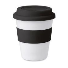 PP Becher mit Silikon-Deckel