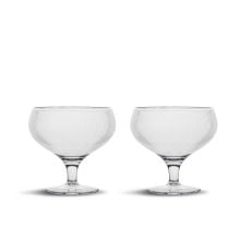 Billi Coupé-Glas 2er-Set in transparent