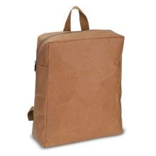 Rucksack aus Kraftpapier in braun