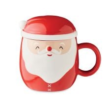 Keramikbecher 370 ml in rot
