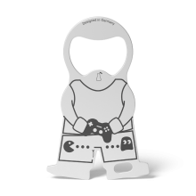 RICHARTZ® EINKAUFSWAGENLÖSER karl gamer in silber RICHARTZ® EINKAUFSWAGENLÖSER karl gamer in silber