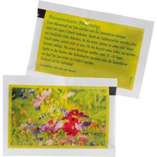 Samentütchen Biene 80 x 55 mm, Samen für Bienenwiesen-Mischung Samentütchen Biene 80 x 55 mm, Samen für Bienenwiesen-Mischung