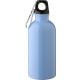 Einwandige Flasche aus recyceltem Edelstahl (400 ml) Sable Hellblau