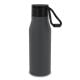 Isolierflasche mit Trageschlaufe 600ml dunkelgrau