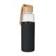 Trinkflasche Glas 500 ml schwarz