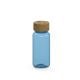Trinkflasche 'Natural', 400 ml transparent-blau