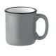 Vintage Keramikbecher 240ml grau