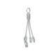 4in1 Ladekabel Typ C             MO2285 silber