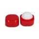 Kubischer Lippenpflegestift aus recyceltem ABS rot