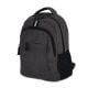 Rucksack Harper aus recyceltem Baumwoll-Canvas dunkelgrau