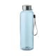 RPET-Flasche 500ml transparent hellblau