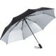 AC-Taschenschirm FARE® Doubleface schwarz/silber