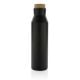 Gaia Vakuumflasche aus RCS recyceltem Stainless-Steel schwarz