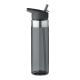 Trinkflasche 650 ml transparent grau