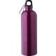 Recycelte einwandige Edelstahlflasche (750 ml) Emeric violett