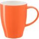 Becher aus Porzellan Paula orange
