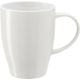 Becher aus Porzellan Paula gebrochenes weiß