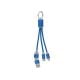 4in1 Ladekabel Typ C             MO2285 königsblau