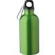 Einwandige Flasche aus recyceltem Edelstahl (400 ml) Sable hellgrün