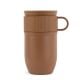 Sagaform Ted isolierter Becher, 280ml auslaufsicher und spülmaschinenfest braun