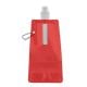 Faltbare Wasserflasche transparent rot
