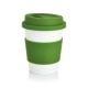 ECO PLA Kaffeebecher grün/ weiß