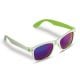Sonnenbrille Jeffrey, zweifarbig UV400 weiss / hellgrün