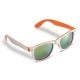 Sonnenbrille Jeffrey, zweifarbig UV400 weiss / orange