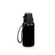 Trinkflasche 'School', 400 ml, inkl. Strap schwarz/schwarz