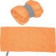 Mikrofaser Handtuch mit Gummiband orange