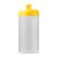 Sportflasche auf Biobasis 500ml basic transparent gelb