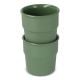 InSideOut Cup Fika Becher 2er Set 280ml olivgrün