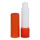 Klassischer Lippenpflegestift aus recycelten Materialien gefrostet orange