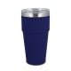 T-Ceramic Softtouch Becher 500 ml dunkelblau