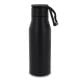 Isolierflasche mit Trageschlaufe 600ml schwarz