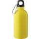 Einwandige Flasche aus recyceltem Edelstahl (400 ml) Sable gelb