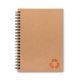Mineralpapier Notizbuch orange
