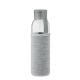 Flasche recyceltes Glas 500 ml grau