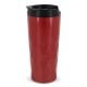 Isolierbecher Diamantenmuster 450ml rot