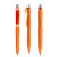 prodir QS20 Soft Touch PRT Push Kugelschreiber orange-silber satiniert